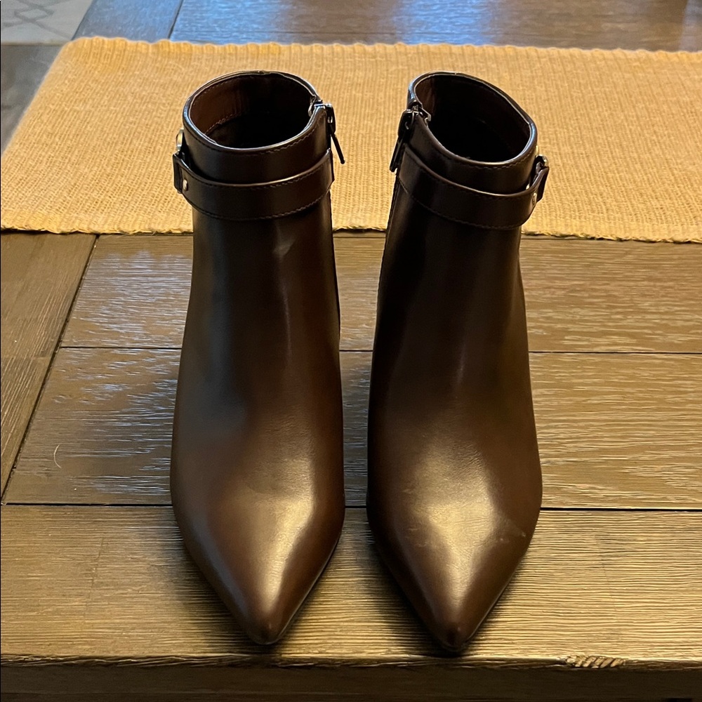 Charter Club Dark Brown Ankle Booties - Picture 2 of 3